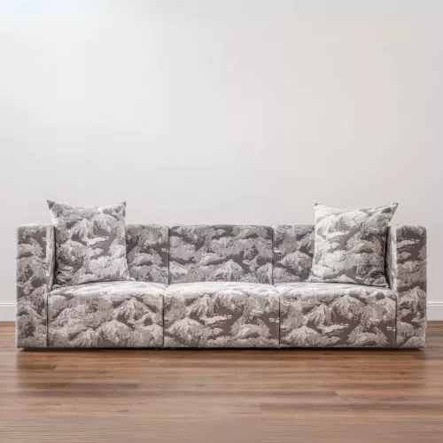 DUBLINO BY VARRODESIGN ESTEBAN 3 Grey design Sofa
